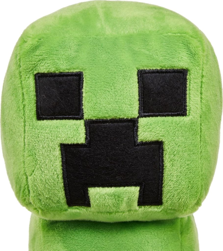 Mattel Minecraft Creeper Character Plush, 8″ Soft Dolls