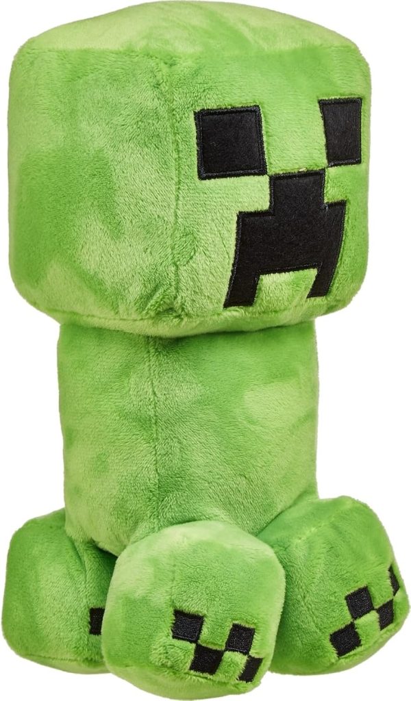 Mattel Minecraft Creeper Character Plush, 8″ Soft Dolls