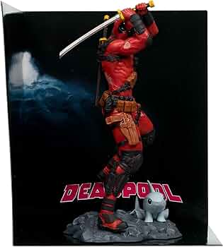 McFarlane Toys – Marvel Deadpool 1:10th Scale Collectible with Scene (Deadpool #1)