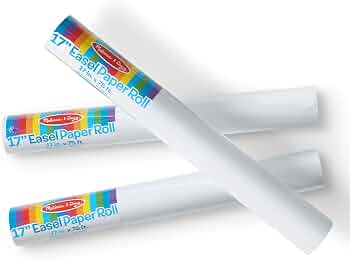 Melissa & Doug Deluxe Easel Paper Roll Replacement 3-Pack Toy