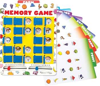 Melissa & Doug Flip-to-Win Portable Wooden Travel Memory Game