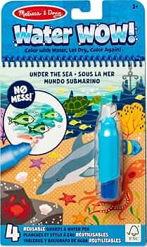 Melissa & Doug On the Go Water WOW! Under the Sea Color-Reveal Activity Pad