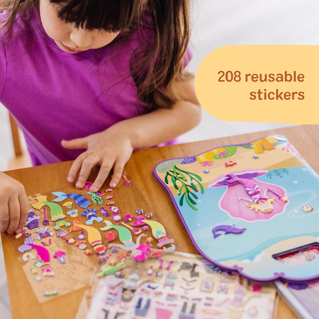 Melissa & Doug Puffy Sticker Activity Books 3-Pack Play Set