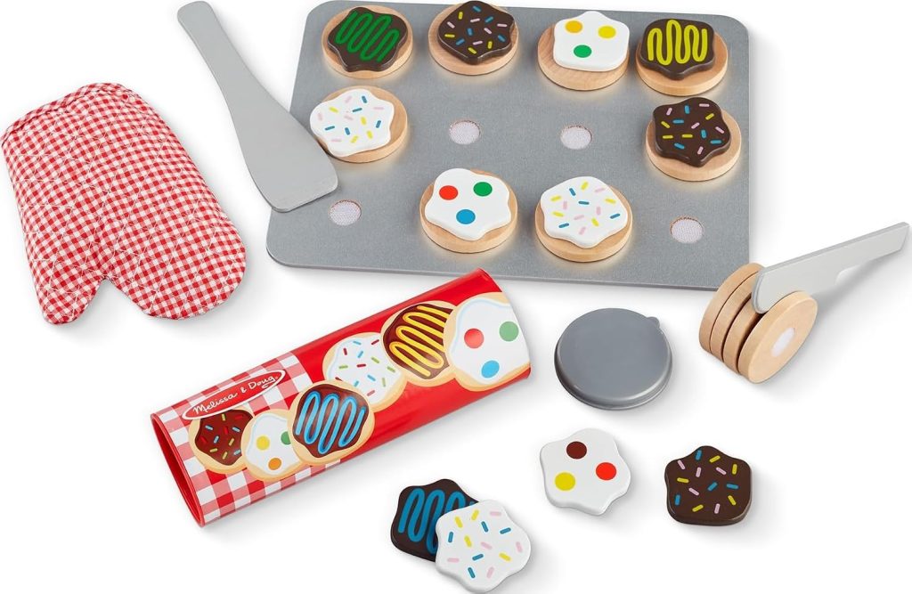 Melissa & Doug Slice & Bake Cookie Set Wooden Pretend Play Food Toys