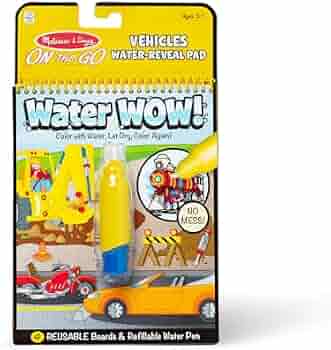 Melissa & Doug, Pen Water Wow Vehicles