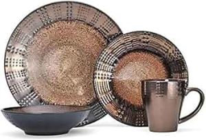 Mikasa Gourmet Basics Verona 16-Piece Stoneware Dinnerware Set