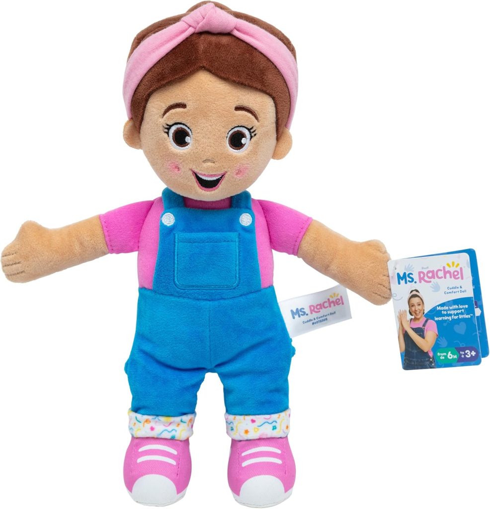 Ms. Rachel Cuddle & Comfort Doll, 11-Inch Soft Plush First Baby Doll