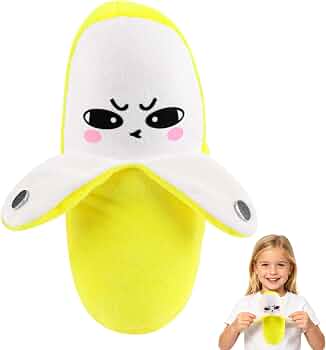 Musical Sensory Toys, Magic Touch Interactive Music Plush Toy, Soft Music Sensory Toys with Sound, Multiplayer Interactive Play, Banana Toy Birthday Gift for Kids