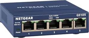 NETGEAR 5-Port Gigabit Ethernet Unmanaged Network Switch (GS105NA)
