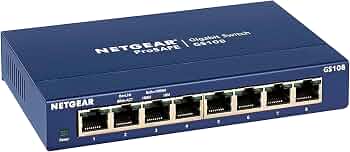 NETGEAR 8-Port Gigabit Ethernet Unmanaged Network Switch (GS108)