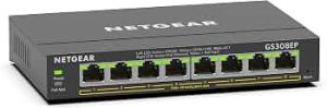 NETGEAR 8 Port PoE Gigabit Ethernet Easy Smart Managed Switch (GS308EP)
