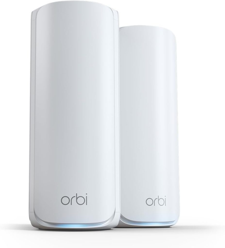 NETGEAR Orbi 770 Series WiFi 7 Mesh System, Up to 5,500 sq ft., 2 Pack