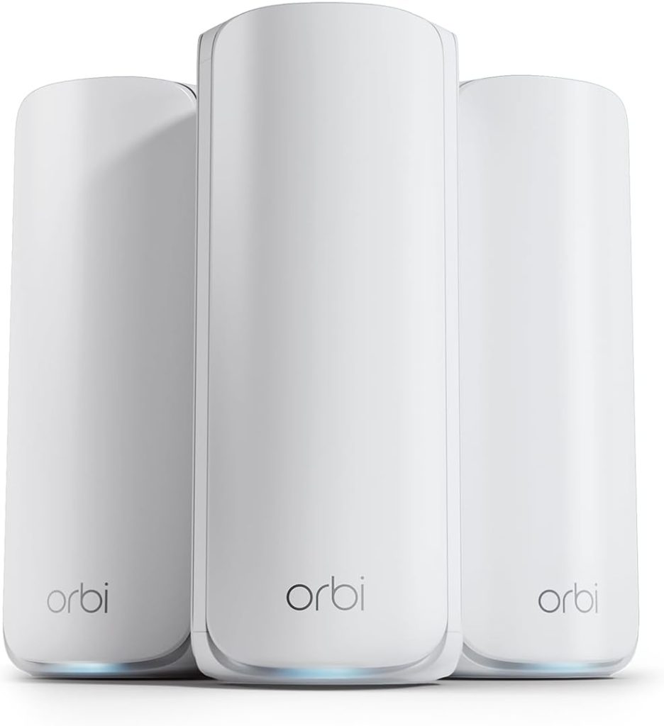 NETGEAR Orbi 870 Series WiFi 7 Mesh System, Up to 9,000 sq ft., 3 Pack