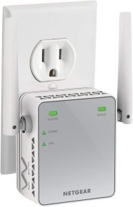 NETGEAR Wi-Fi Range Extender EX2700 – Coverage Up to 800 Sq Ft and 10 Devices with N300 Wireless Signal Booster & Repeater (Up to 300Mbps Speed), and Compact Wall Plug Design