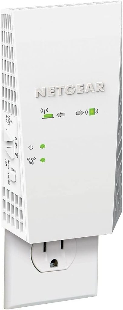 NETGEAR WiFi Mesh Range Extender EX7300 – Coverage up to 2300 sq.ft. and 40 Devices with AC2200 Dual Band Wireless Signal Booster & Repeater (up to 2200Mbps Speed), Plus Mesh Smart Roaming