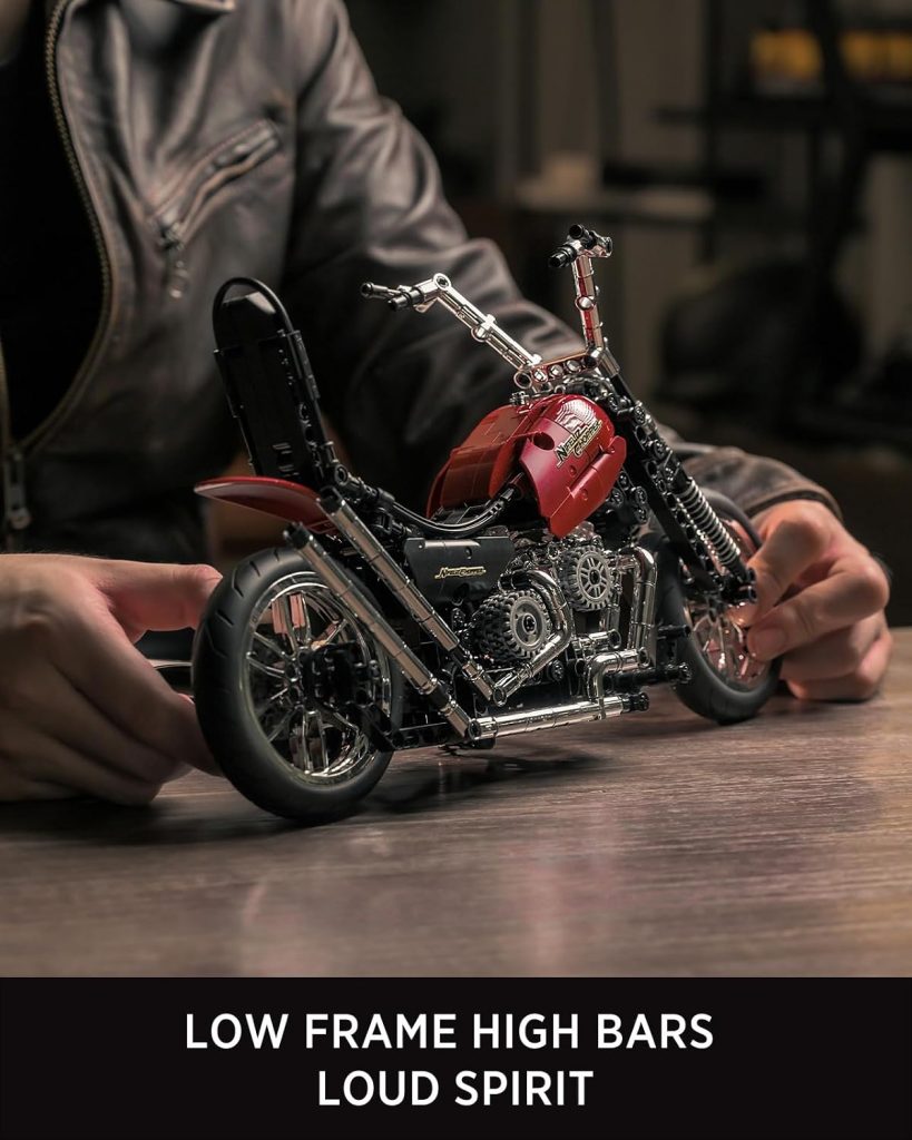 Nifeliz Chopper Motorcycle Building Set, NF10308