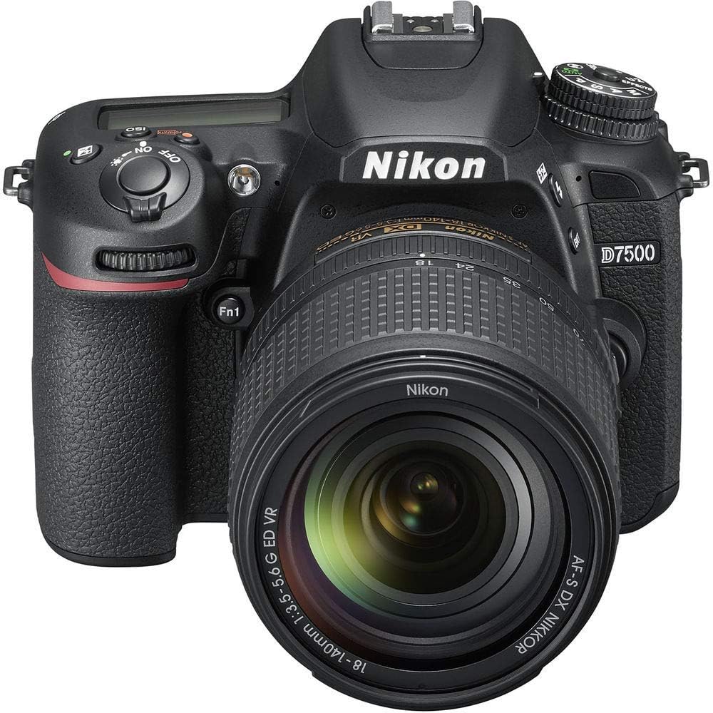 Nikon D7500 DSLR Camera with 18-140mm Lens (1582) & Tripod Bundle