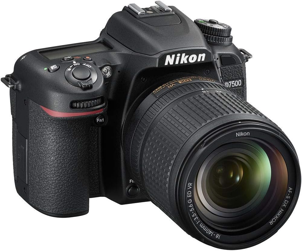 Nikon D7500 DSLR Camera with 18-140mm Lens (1582) & Tripod Bundle
