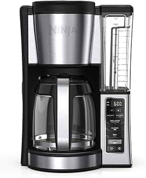 Ninja Fresh Brew Coffee Maker, 12 Cup Glass Carafe, Stainless Steel, CE251