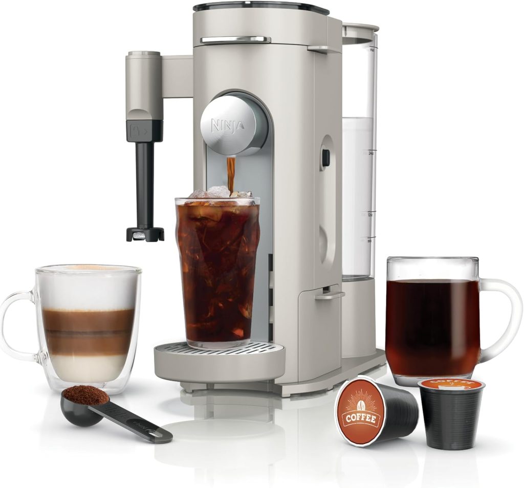 Ninja Single Serve Coffee Maker – Combo Machine, K-Cup Pods and Grounds