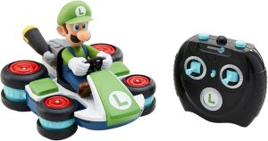 Nintendo Mario Kart 8 Luigi Mini Anti-Gravity Rc Racer 2.4Ghz, with Full Function Steering Create 360 Spins, Whiles & Drift!Up to 100′. Range – for Kids Ages 4+