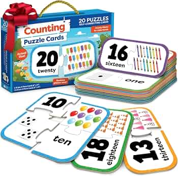 Number Puzzles for Kids Ages 3-5 – Kindergarten Math Games & Manipulatives