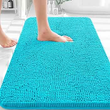 OLANLY Bathroom Rugs 30×20, Extra Soft Absorbent Chenille Bath Rugs