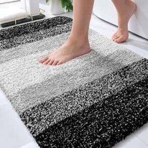 OLANLY Bathroom Rugs Mat 30×20, Extra Soft Absorbent Microfiber Bath Rugs