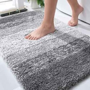 OLANLY Bathroom Rugs Mat 30×20, Extra Soft Absorbent Microfiber Bath Rugs
