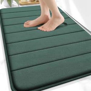 OLANLY Memory Foam Bath Mat 30×20, Super Soft and Absorbent Bathroom Rugs