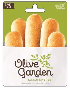 Olive Garden Physical Gift Card – $25