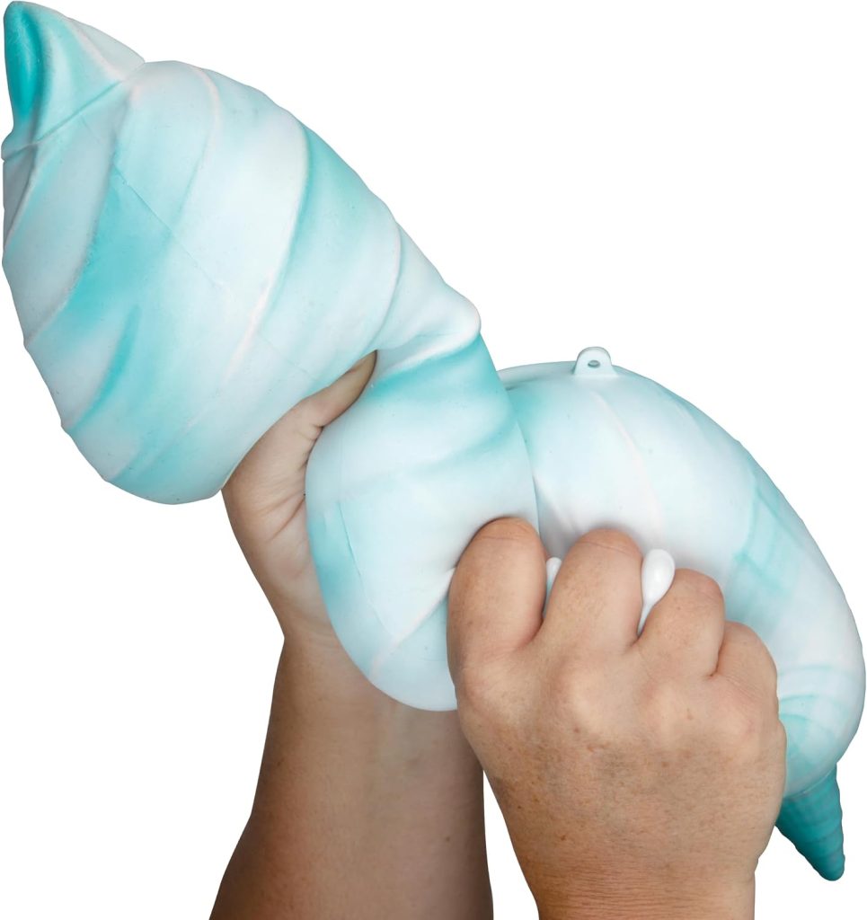 ORB Easy Sqweezy Jumbo Blue Ice Cream Squishy Toy – Squish and Squeeze