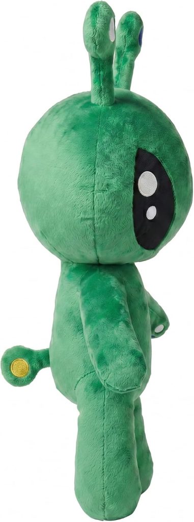 OSOCU 13.5in Adorable Green Alien Plush Toy | Ultra-Soft Stuffed Figure | Great for Home & Room Decoration | Ideal Birthday/Halloween for All Genders | a Must-Have for Sci-Fi Lovers
