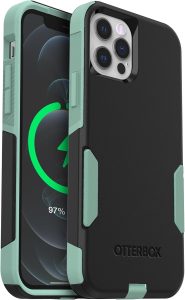 OtterBox iPhone 12 & 12 Pro – Commuter Series Slim Case – Black & Teal