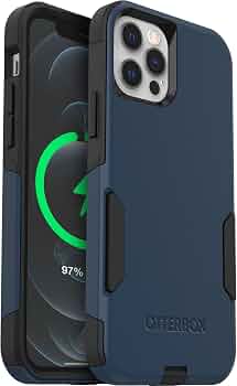 OtterBox iPhone 12 & 12 Pro – Commuter Series Slim Case – Blue & Black