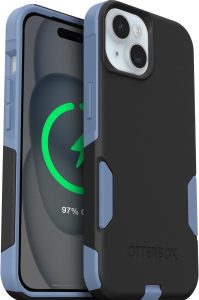 OtterBox iPhone 17e, 16e, 15, 14, 13 Commuter Series Case – Black & Blue