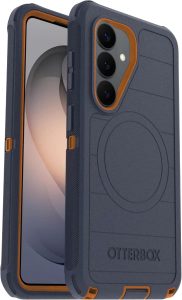 OtterBox Samsung Galaxy S26 (Only) – Defender Series Case – Navy Canyon (Blue & Orange) – Tough – Rugged & Durable – Samsung Galaxy Phone Case with Magnets