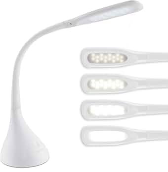 OttLite Creative Curves LED Desk Lamp, White
