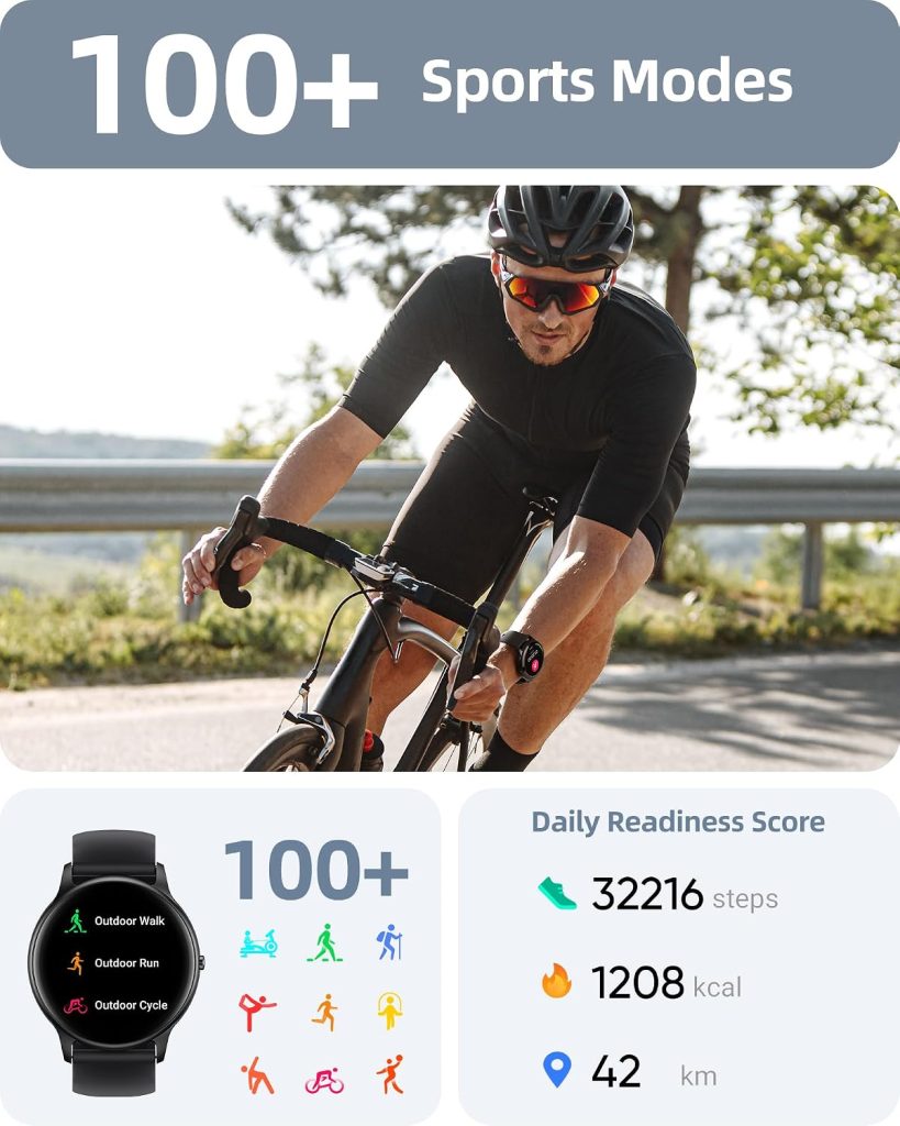 Parsonver Smart Watch for Men Women(Answer/Make Calls), Fitness Tracker