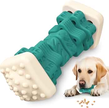 PcEoTllar Dog Chew Toys for Aggressive Chewers, Indestructible, Dark Green
