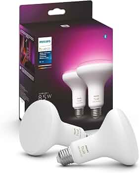 PHILIPS Hue BR30 LED Smart Light Bulbs 2-Pack