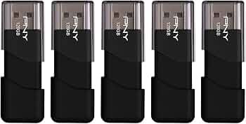 PNY 128GB Attaché 3 USB 2.0 Flash Drive 5-Pack
