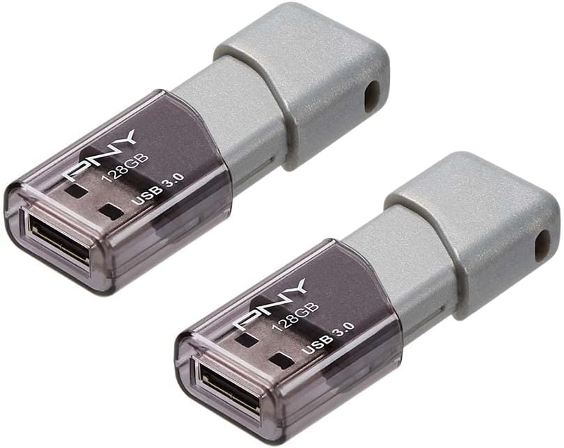 PNY 128GB Turbo Attaché 3 USB 3.0 Flash Drive 2-Pack​