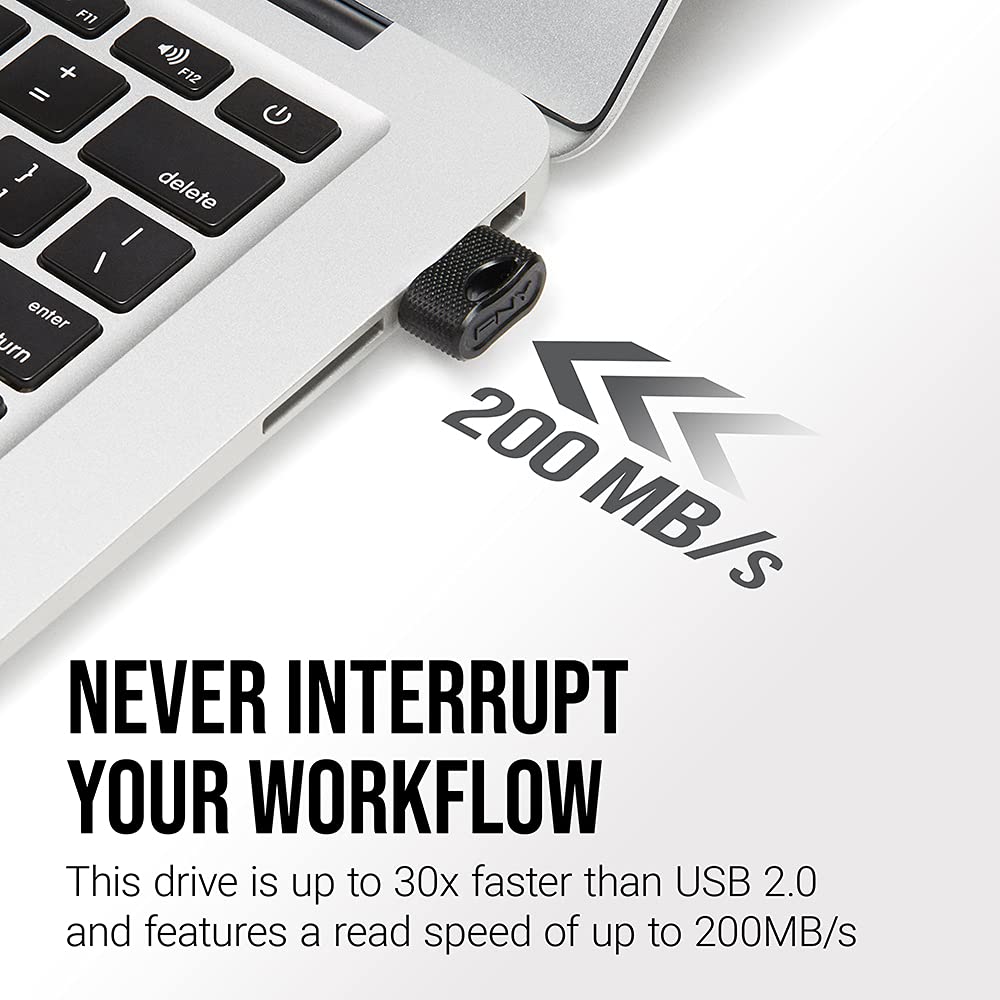 PNY 512GB Elite-X Fit USB 3.1 Flash Drive – 200MB/s