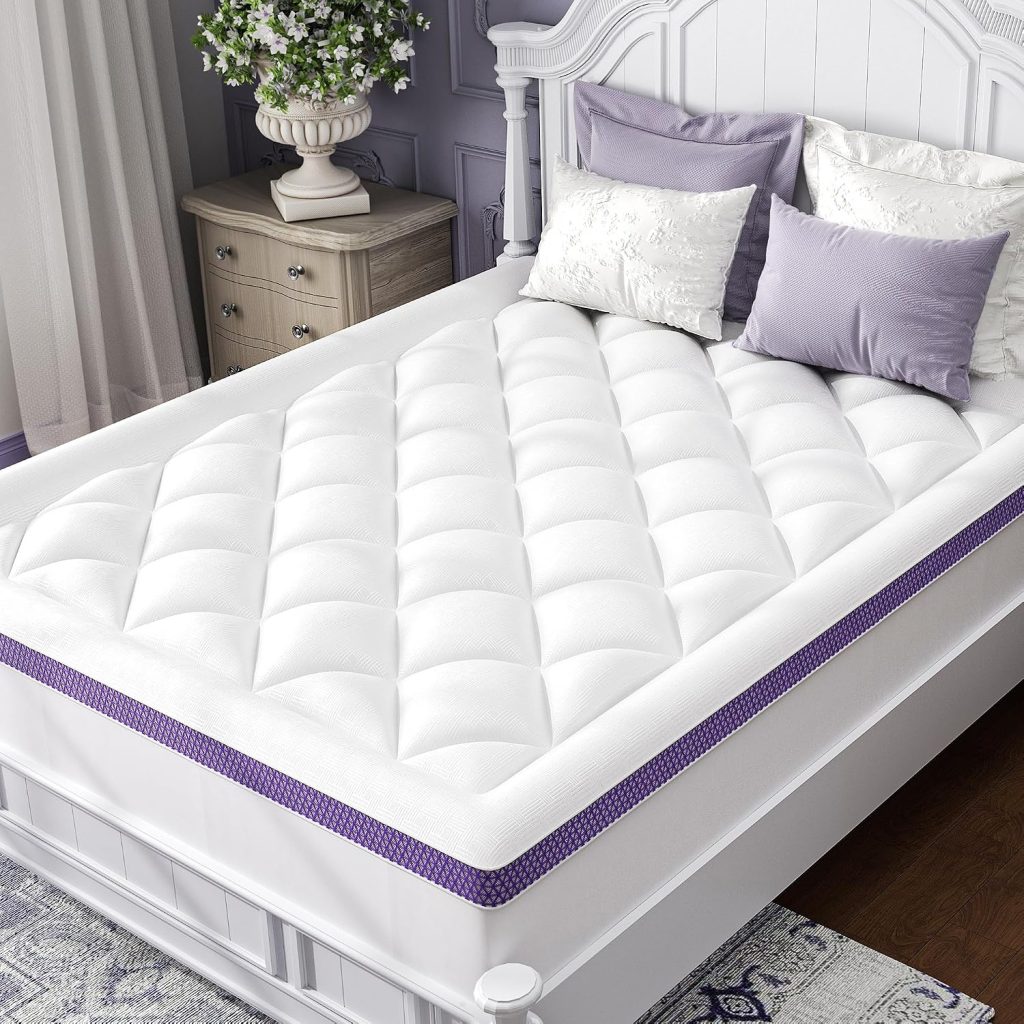 Queen Mattress Topper, Viscose Derived from Bamboo, Pillow Top