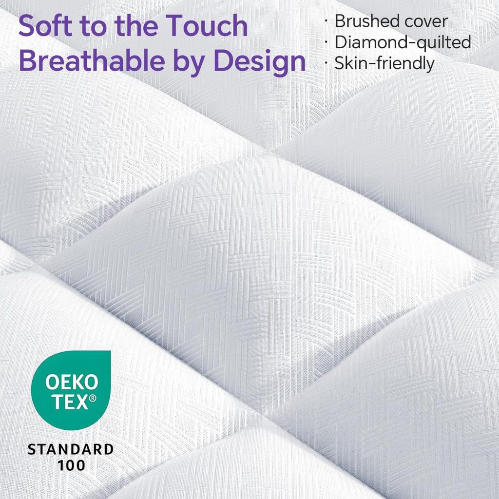 Queen Mattress Topper, Viscose Derived from Bamboo, Pillow Top