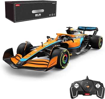 RASTAR McLaren Formula 1 Race Toy Car 2022, 1:18 F1 McLaren MCL36 Remote Control Car Model Vehicle Lando Norris + Daniel Ricciardo Drive to Survive