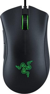 Razer DeathAdder Essential Ergonomic Wired Gaming Mouse, Black