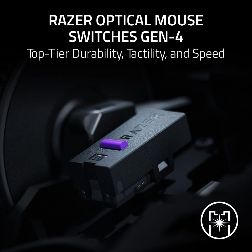 Razer Naga V3 Pro Wireless MMO Gaming Mouse with Swappable Side Plates