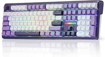 Redragon K745 PRO Wireless 108-Key Gasket RGB Gaming Keyboard, 4 Hotkeys